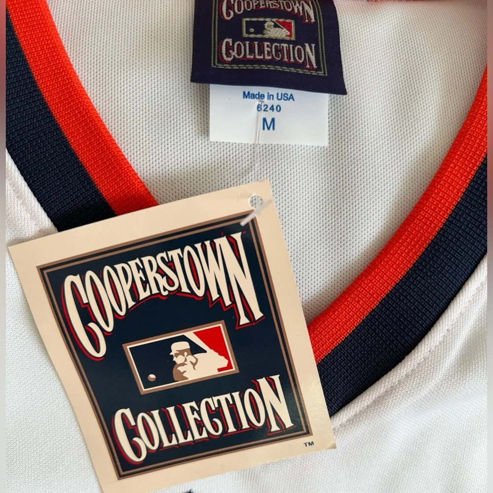 Majestic Authentic Houston Astros Retro Throwback MLB Baseball Jersey Men’s Sz M - Picture 5 of 7